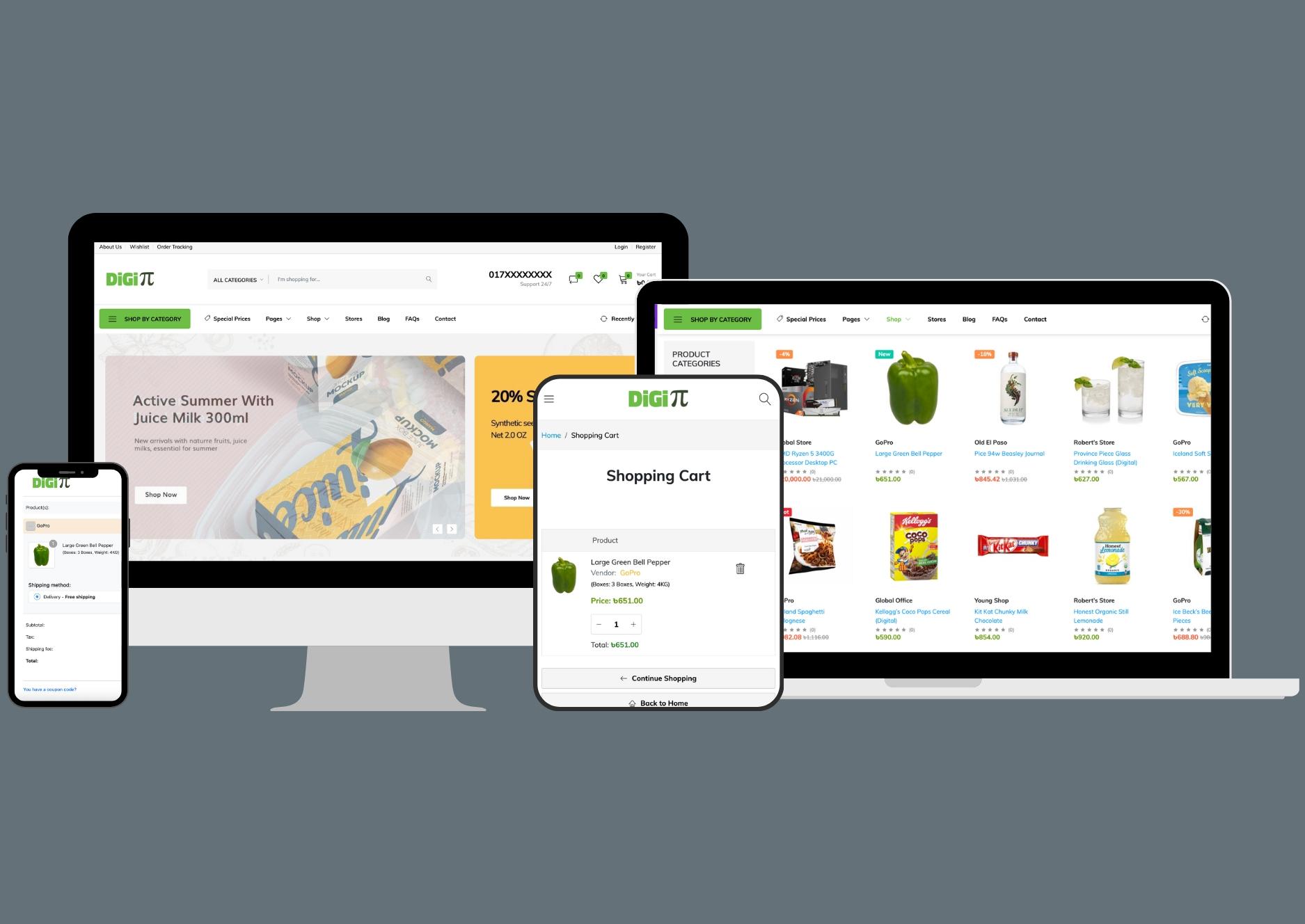 Multivendor Ecommerce WebSite